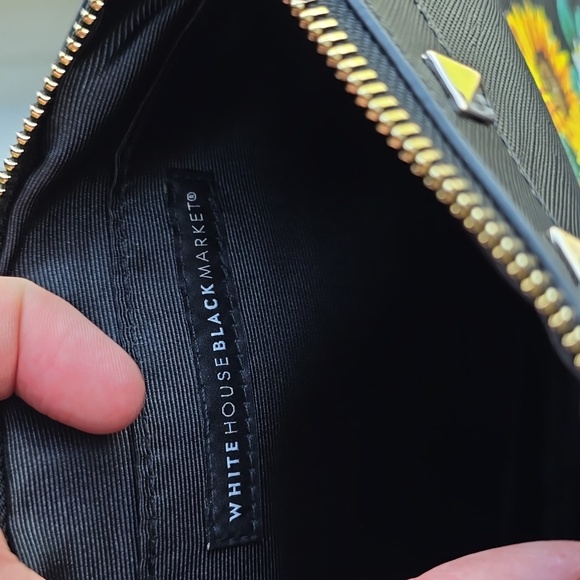 White House Black‎ Market Sunflower Pouch Wristlet - Picture 7 of 11